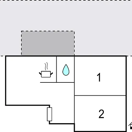 Apartment In With Kitchen *